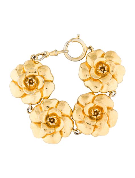 chanel camellia bracelet|chanel flower necklace.